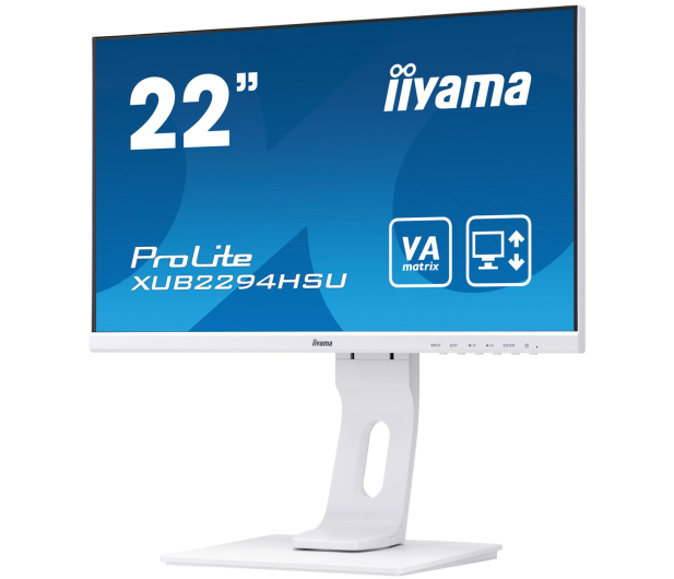 iiyama XUB2294HSU biały - 504178 - zdjęcie 3